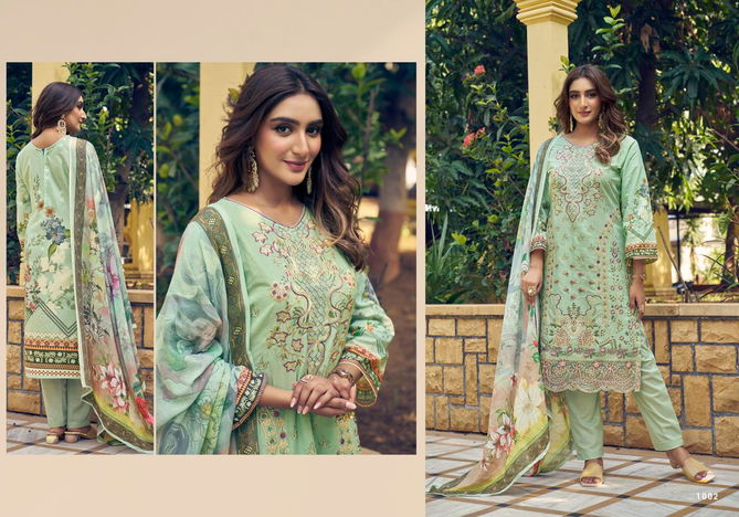 Rang Rasiya By Majesty Embroidery Cotton Pakistani Suit Wholesale Price In Surat
